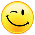 Smiley Face Winking Animated Gif